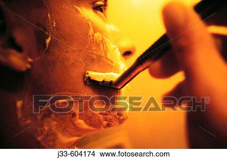 Man shaving View Large Photo Image Picture - Man shaving. Fotosearch