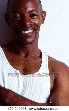 Stock Photo - Man smiling. Fotosearch