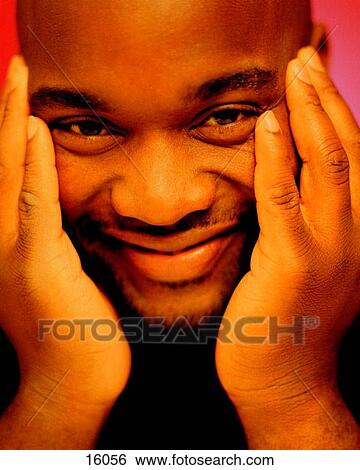 Stock Photograph - Man smiling. Fotosearch