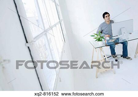 Stock Image - Man. Fotosearch