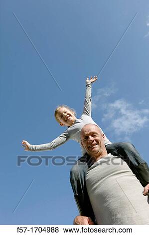 Man with daughter View Large Photo Image Stock Photo - Man with daughter. Fotosearch