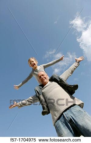Man with daughter View Large Photo Image Stock Photography - Man with daughter. Fotosearch