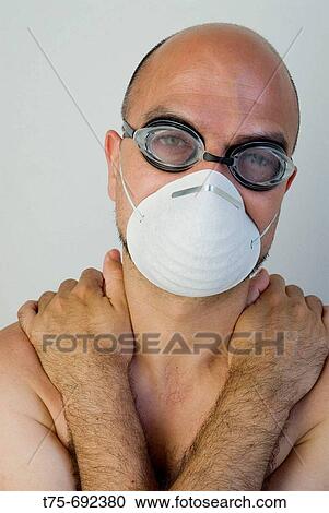 Man with mask and goggles View Large Photo Image Stock Image - Man with mask and goggles. Fotosearch
