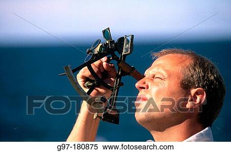 Man with sextant View Large Photo Image Stock Photography - Man with sextant. Fotosearch