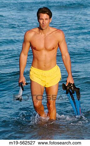 man with snorkeling gear View Large Photo Image Stock Photo - man with snorkeling gear. Fotosearch