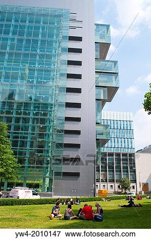 Stock Photo - Manchester Civil Justice Centre, Manchester, UK.. Fotosearch
