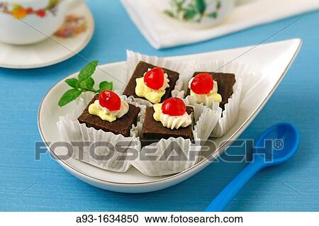 Mango and chocolate pastries View Large Photo Image Stock Image - Mango and chocolate pastries. Fotosearch