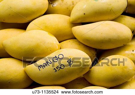 Mango sold in the market for 150 bhat a kg. View Large Photo Image Picture - Mango sold in the market for 150 bhat a kg.. Fotosearch