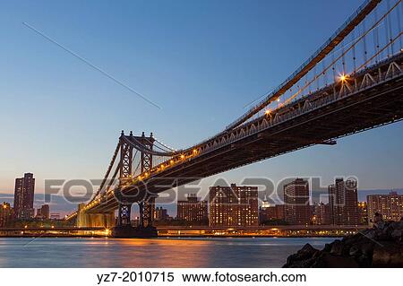 Manhattan Bridge from Brooklyn Bridge Park, Brooklyn, NY, USA. View Large Photo Image Stock Photography - Manhattan Bridge from Brooklyn Bridge Park, Brooklyn, NY, USA.. Fotosearch