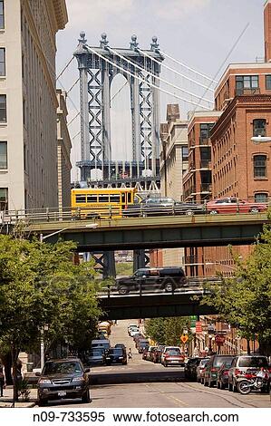 Manhattan Bridge, New York City, USA View Large Photo Image Stock Photography - Manhattan Bridge, New York City, USA. Fotosearch