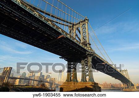 Manhattan Bridge, New York City, USA View Large Photo Image Stock Photography - Manhattan Bridge, New York City, USA. Fotosearch