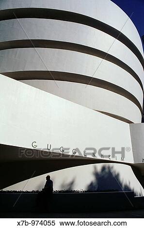 Manhattan, New York, USA Solomon R Guggenheim Museum on Fifth Avenue, designed by Frank Lloyd Wright View Large Photo Image Stock Photography - Manhattan, New York, USA Solomon R Guggenheim Museum on Fifth Avenue, designed by Frank Lloyd Wright. Fotosearch