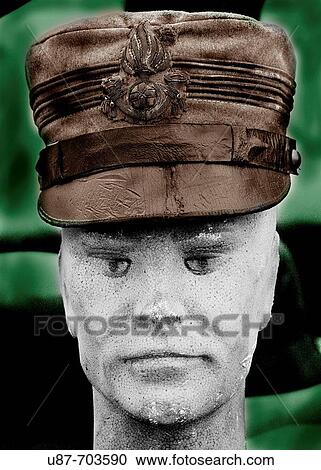 Stock Image - Mannequin Head and Hat. Fotosearch