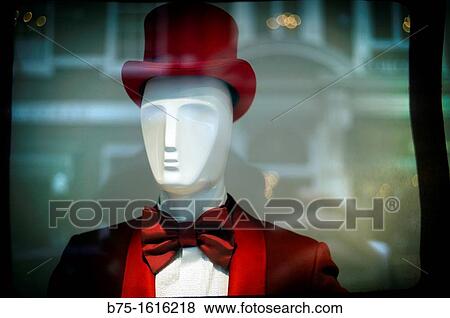mannequin man behind a shop window View Large Photo Image Stock Photo - mannequin man behind a shop window. Fotosearch