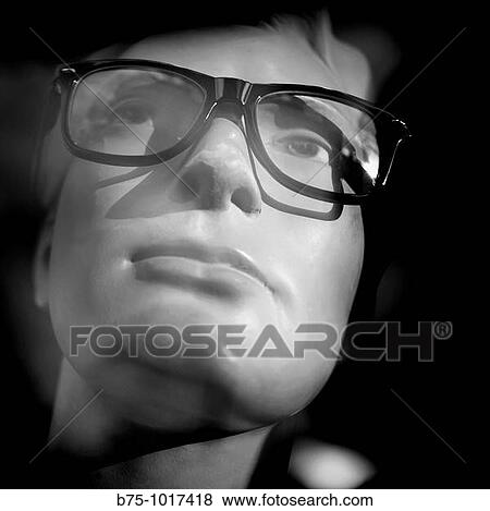 Mannequin with eyeglasses View Large Photo Image Stock Photo - Mannequin with eyeglasses. Fotosearch