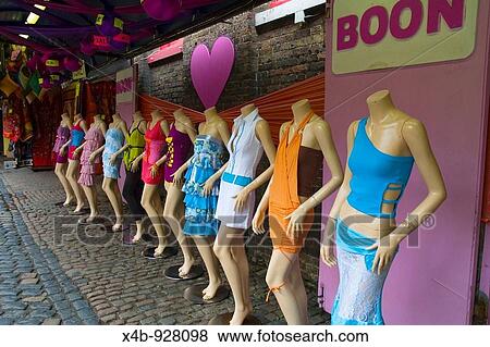 Stock Photo - Mannequins in Camden Town London UK. Fotosearch