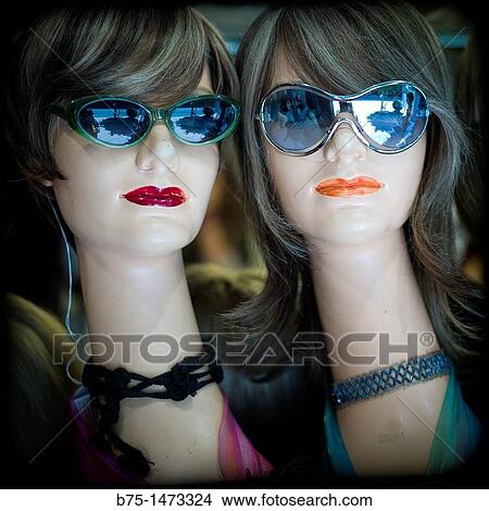 Manniquins with sunglasses View Large Photo Image Picture - Manniquins with sunglasses. Fotosearch