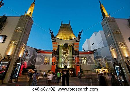 Mann's Chinese Theatre, Hollywood, Los Angeles, California, USA View Large Photo Image Stock Image - Mann's Chinese Theatre, Hollywood, Los Angeles, California, USA. Fotosearch