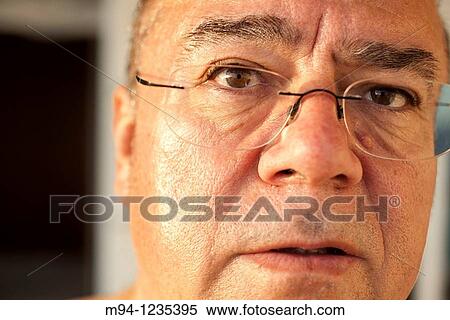 Stock Photography - Man's face. Fotosearch
