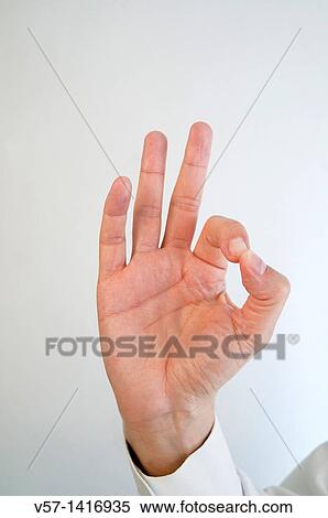Man's hand expressing OK. Close view. View Large Photo Image Stock Photography - Man's hand expressing OK. Close view.. Fotosearch