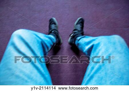 Man's legs and feet. View Large Photo Image Picture - Man's legs and feet.. Fotosearch