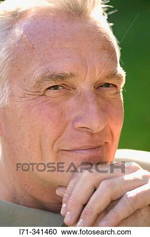 Stock Image - Man's portrait. Fotosearch