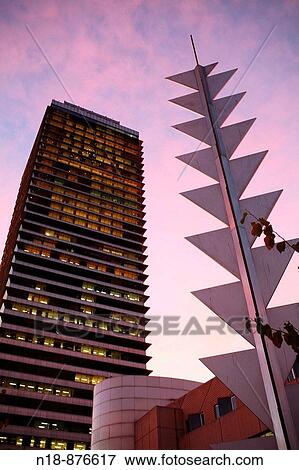 Mapfre Tower, Olympic Port, Barcelona. Catalonia, Spain View Large Photo Image Stock Photo - Mapfre Tower, Olympic Port, Barcelona. Catalonia, Spain. Fotosearch