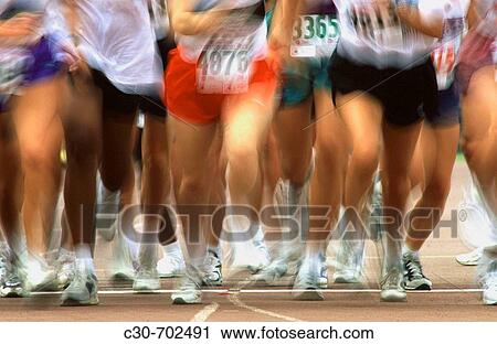 Marathon runners View Large Photo Image Stock Image - Marathon runners. Fotosearch