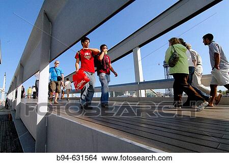 Picture - Maremagnum. Barcelona. Spain.. Fotosearch