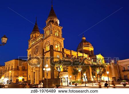 maria annunziata cathedral in duomo square in ciriale, sicily. View Large Photo Image Stock Photo - maria annunziata cathedral in duomo square in ciriale, sicily.. Fotosearch