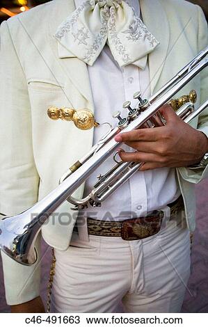 Stock Image - Mariachis. Cancun, Yucatan Peninsula, Mexico. Fotosearch
