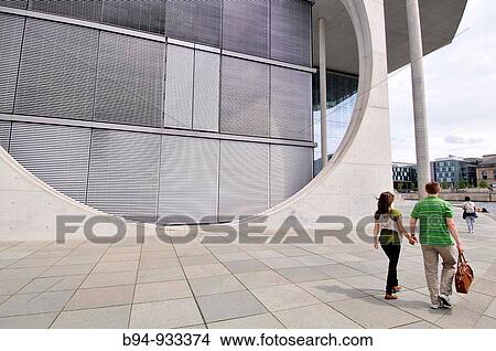 Picture - Marie Elisabeth L? ders Haus government building by architect Stephan Braunfels, Berlin. Germany. Fotosearch