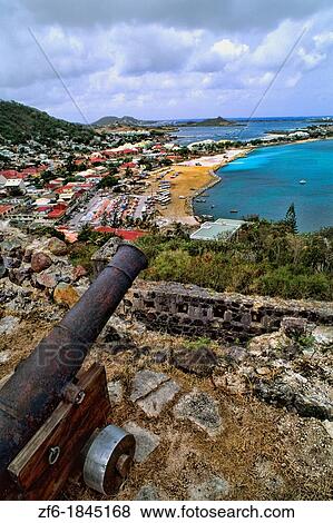 Marigot overlook from mountain of French Capital from Marigot in St Martin Caribbean View Large Photo Image Stock Photo - Marigot overlook from mountain of French Capital from Marigot in St Martin Caribbean. Fotosearch