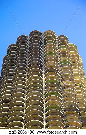 Stock Photo - Marina City Complex, Chicago, IL.. Fotosearch