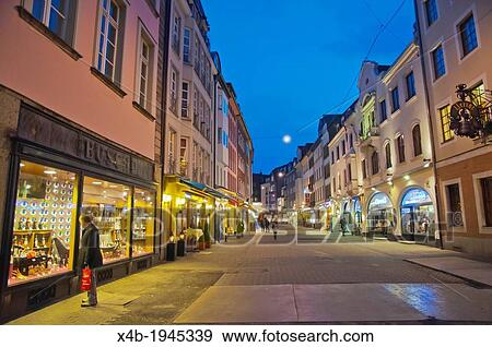 Markstrasse pedestrian shopping street Altstadt the old town Dusseldorf city North Rhine Westphalia region western Germany Europe. View Large Photo Image Stock Photo - Markstrasse pedestrian shopping street Altstadt the old town Dusseldorf city North Rhine Westphalia region western Germany Europe.. Fotosearch