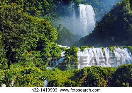 Marmore falls, Cascata delle Marmore, Marmore waterfalls Valnerina, Terni, Umbria, Italy View Large Photo Image Stock Image - Marmore falls, Cascata delle Marmore, Marmore waterfalls Valnerina, Terni, Umbria, Italy. Fotosearch