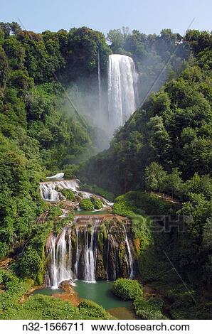Marmore waterfalls, Cascata delle Marmore (Marmore's Falls), Valnerina, Terni, Umbria, Italy, Europe View Large Photo Image Stock Image - Marmore waterfalls, Cascata delle Marmore (Marmore's Falls), Valnerina, Terni, Umbria, Italy, Europe. Fotosearch