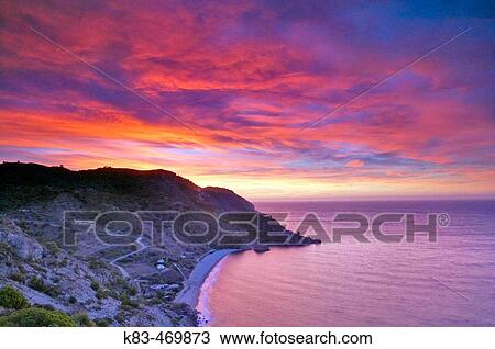 Maro-Cerro Gordo cliffs at sunset. MBlaga province, Andalusia, Spain View Large Photo Image Stock Image - Maro-Cerro Gordo cliffs at sunset. MBlaga province, Andalusia, Spain. Fotosearch