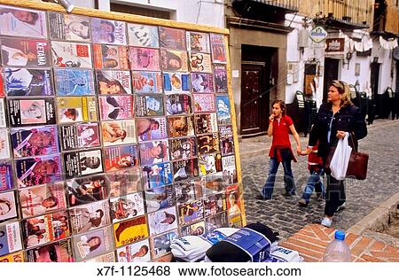Marquet in Plaza Larga Albaic? n quarter Granada, Andalucia, Spain View Large Photo Image Stock Photo - Marquet in Plaza Larga Albaic? n quarter Granada, Andalucia, Spain. Fotosearch
