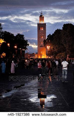 Stock Photograph - Marrakech/Marrakesh; Medina; Morocco.. Fotosearch