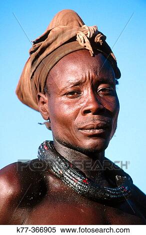 Married himba man. Kaokoveld. Namibia. View Large Photo Image Stock Photography - Married himba man. Kaokoveld. Namibia.. Fotosearch