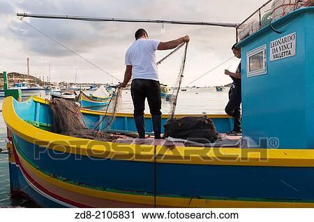 marsaxlokk. malta. View Large Photo Image Stock Image - marsaxlokk. malta.. Fotosearch