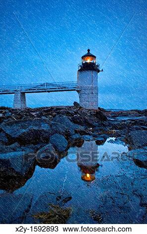 Marshall Point Light Station, Port Clyde, Maine, USA Est 1832 View Large Photo Image Stock Image - Marshall Point Light Station, Port Clyde, Maine, USA Est 1832. Fotosearch