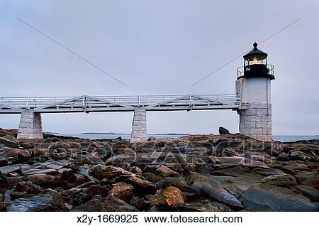 Marshall Point Light Station, Port Clyde, Maine, USA Est 1832 View Large Photo Image Stock Photography - Marshall Point Light Station, Port Clyde, Maine, USA Est 1832. Fotosearch