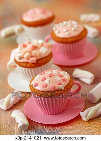 Marshmallow cupcakes. View Large Photo Image Stock Image - Marshmallow cupcakes.. Fotosearch