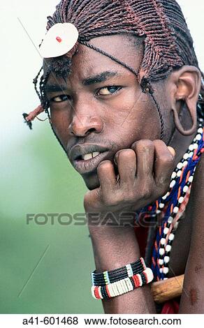 Masai. Kenya View Large Photo Image Stock Photo - Masai. Kenya. Fotosearch