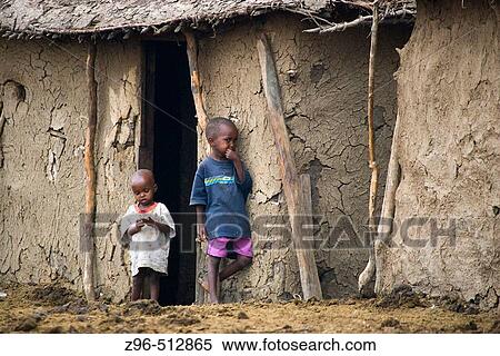 Stock Photography - Masai tribes people. Masai Mara. Kanya.. Fotosearch