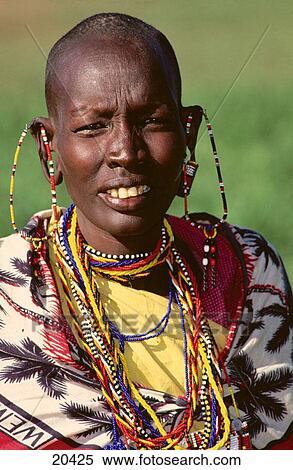 Stock Photography - Masai woman. Kenya. Fotosearch