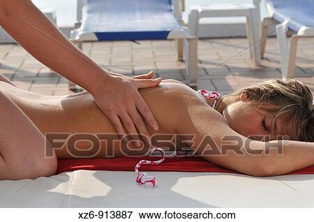 massage in the spa View Large Photo Image Stock Photo - massage in the spa. Fotosearch