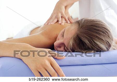 Stock Image - Massage. Fotosearch